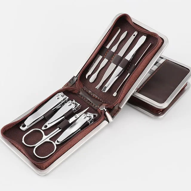 9-Pieces Set: Carbon Steel Nail Clippers Set Beauty & Personal Care - DailySale