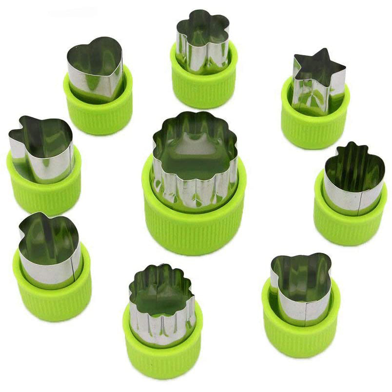 9-Pieces Set: LENK Vegetable Cutter Shapes Kitchen Tools & Gadgets - DailySale