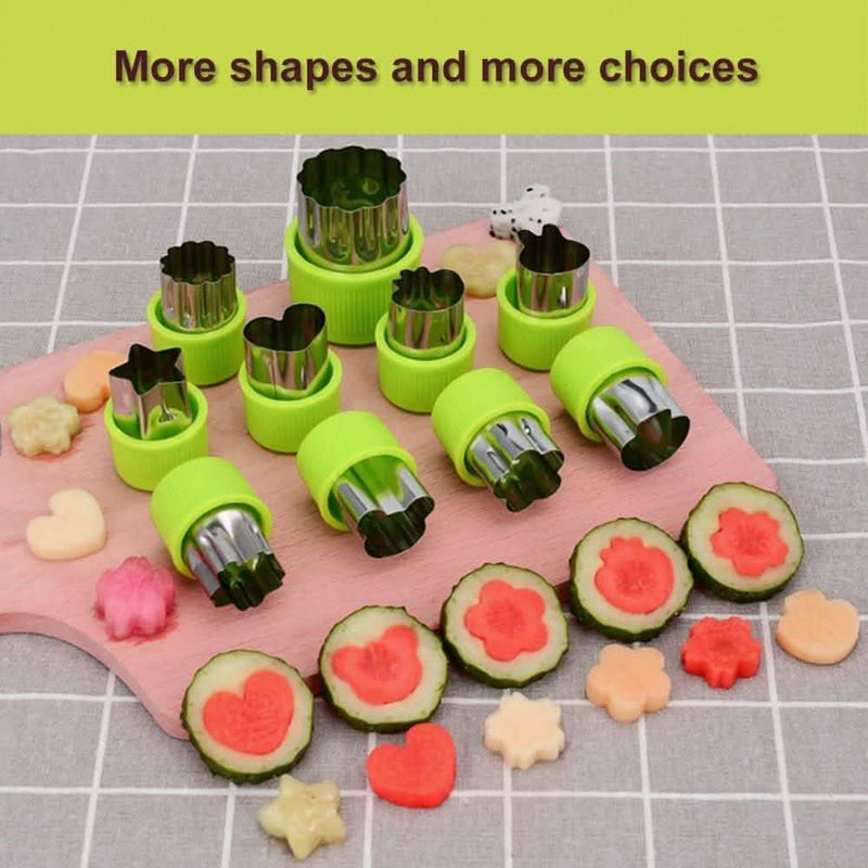 9-Pieces Set: LENK Vegetable Cutter Shapes Kitchen Tools & Gadgets - DailySale