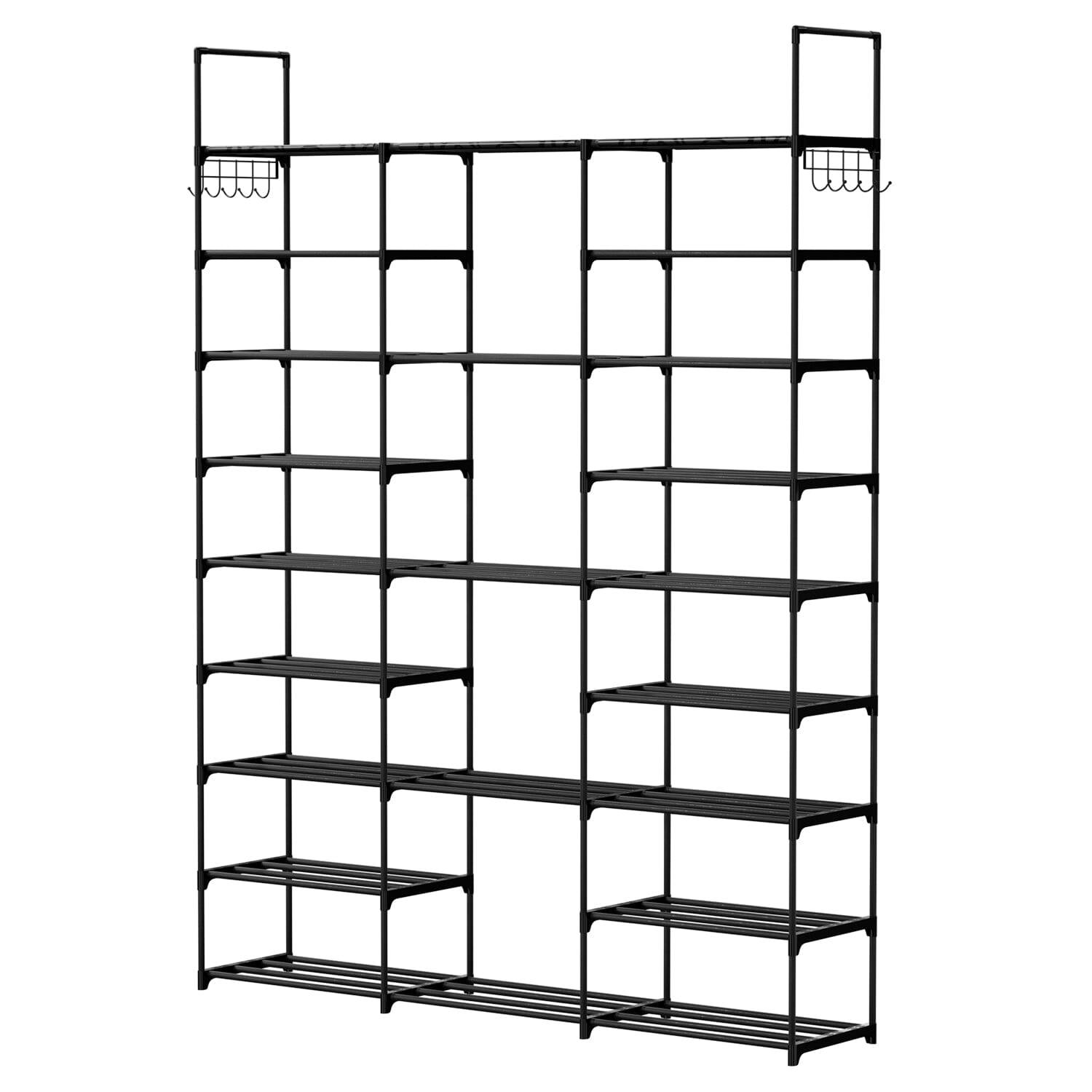 9-Tier: Shoe Rack Metal Storage Closet & Storage - DailySale