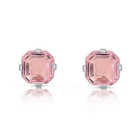 925 1.3 Carat Cz Asscher-cut Sterling Silver Stud Earrings Earrings - DailySale