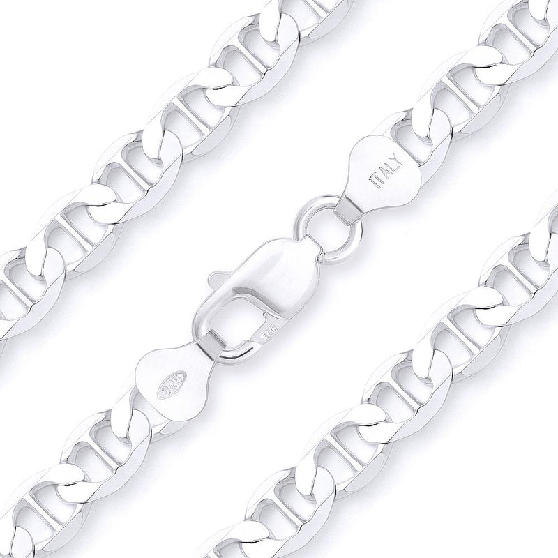 925 Flat Mariner Marina Gucci Chain 6MM Necklaces 16 - DailySale