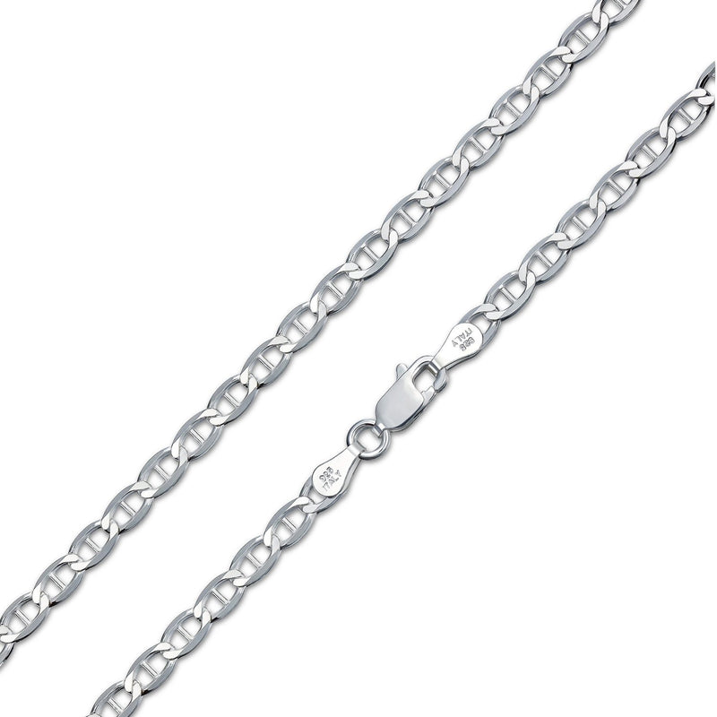 925 Flat Mariner Marina Gucci Chain Necklaces 3MM 16" - DailySale