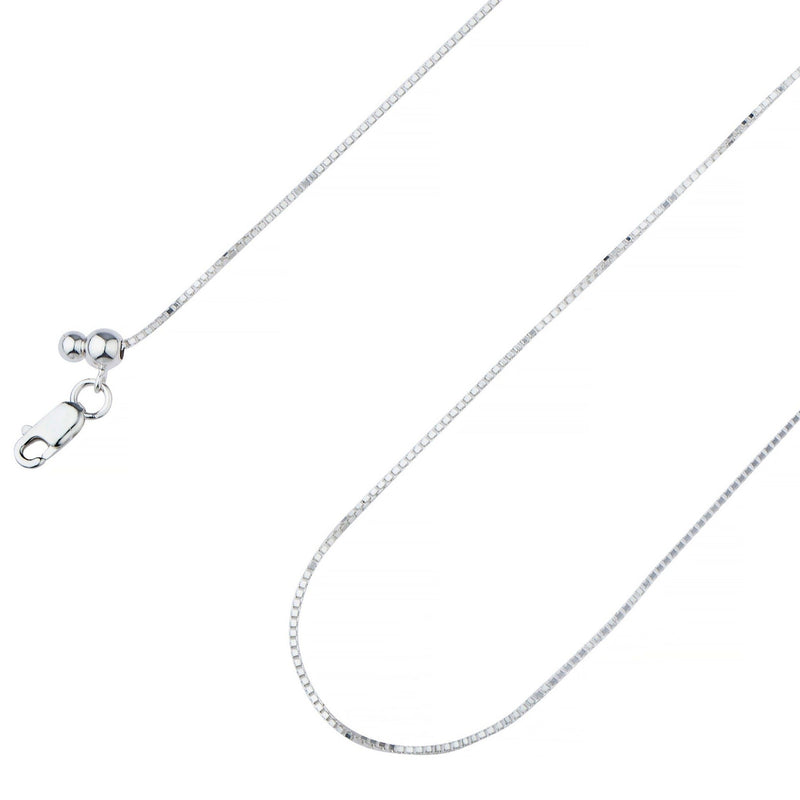 925 Sterling Silver Acrylic Mini Lock Pendant Necklace