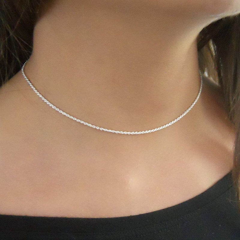 925 Sterling SIlver Choker Necklace Necklaces - DailySale