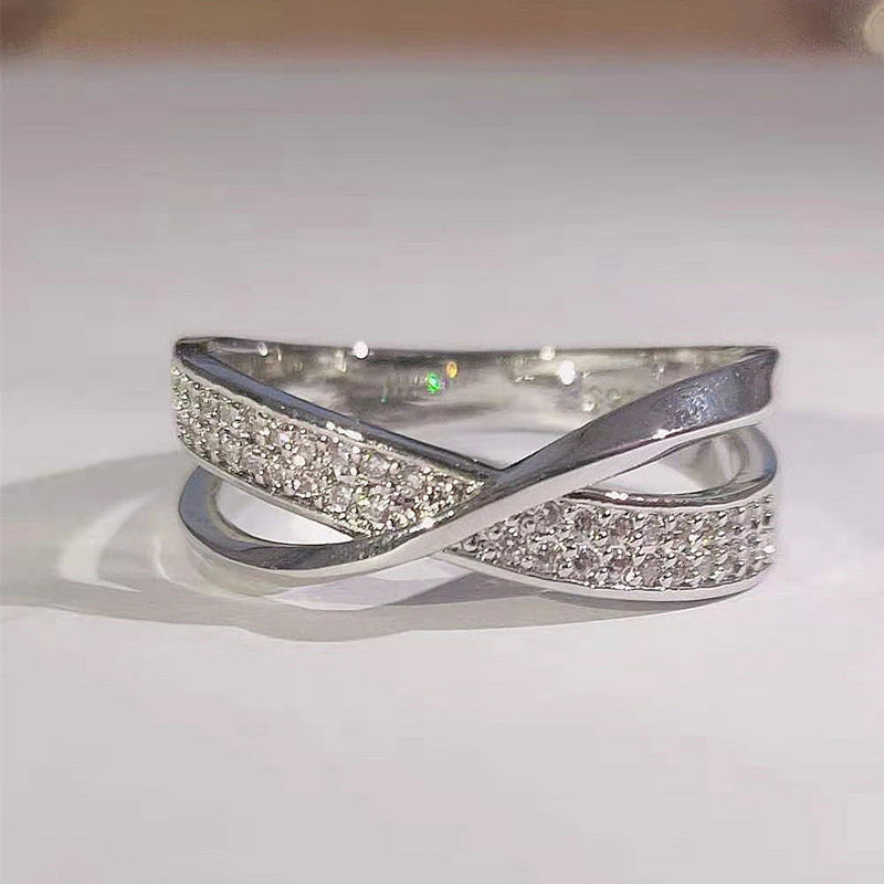 925 Sterling Silver Vintage Crystal Rings Rings - DailySale