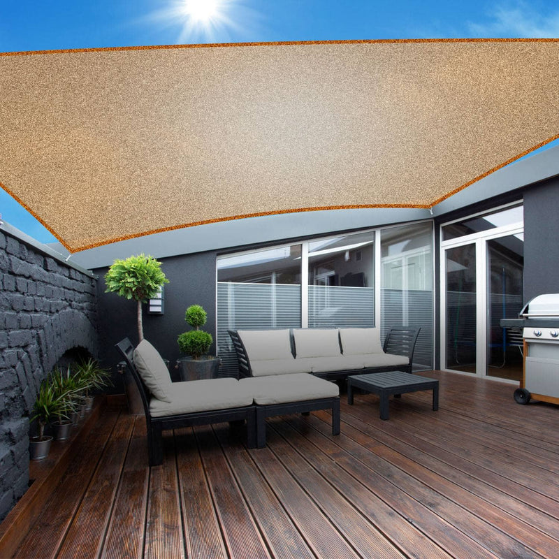 98% UV Block Awning Shelter Rectangle Shade Sails Top Canopy Sports & Outdoors - DailySale