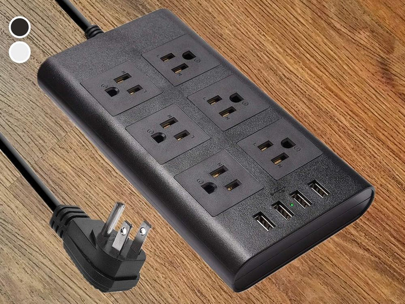 9.8ft USB Power Strip Surge Protector Gadgets & Accessories - DailySale