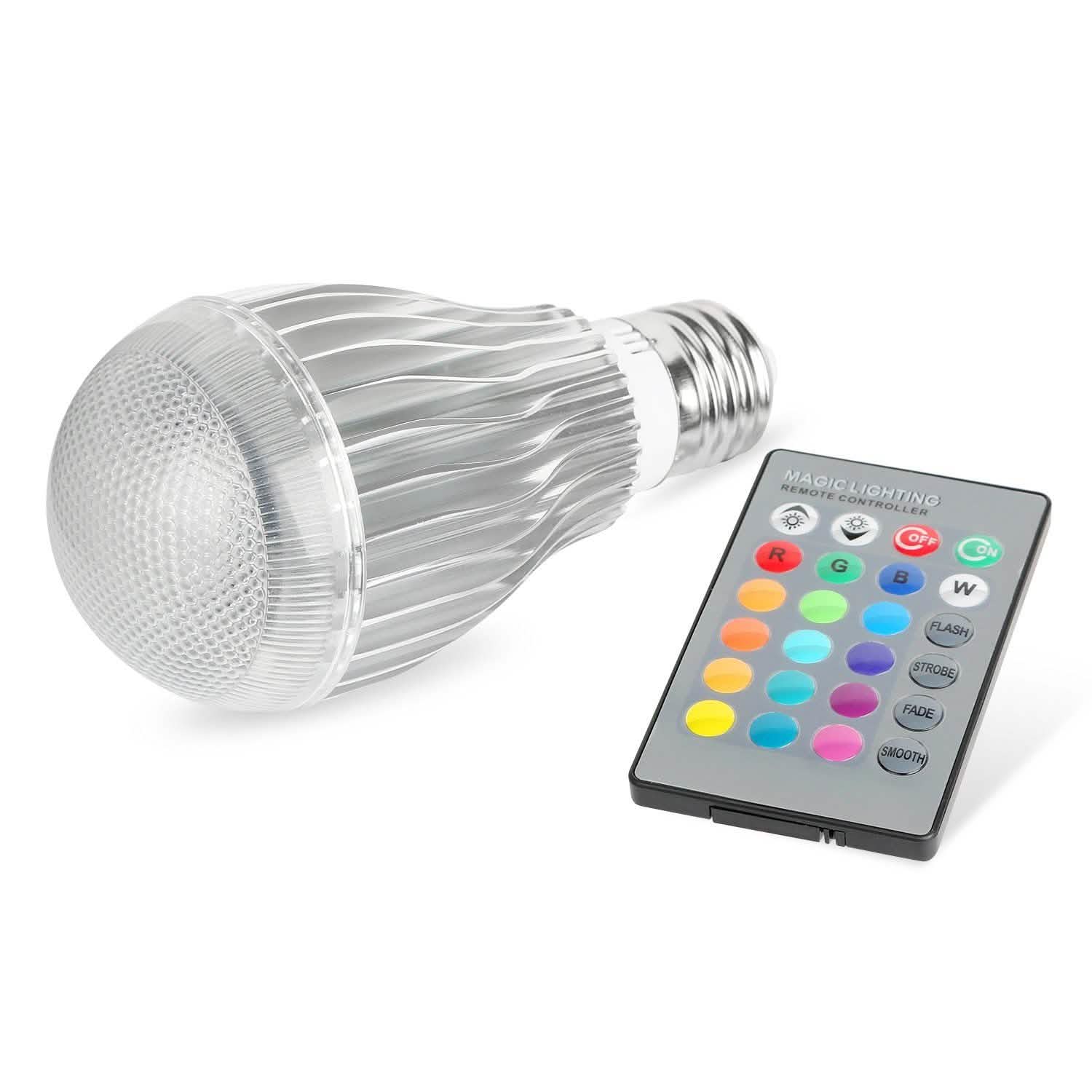 9W LED Light Bulb E27 RGB Lamp Lighting & Decor - DailySale