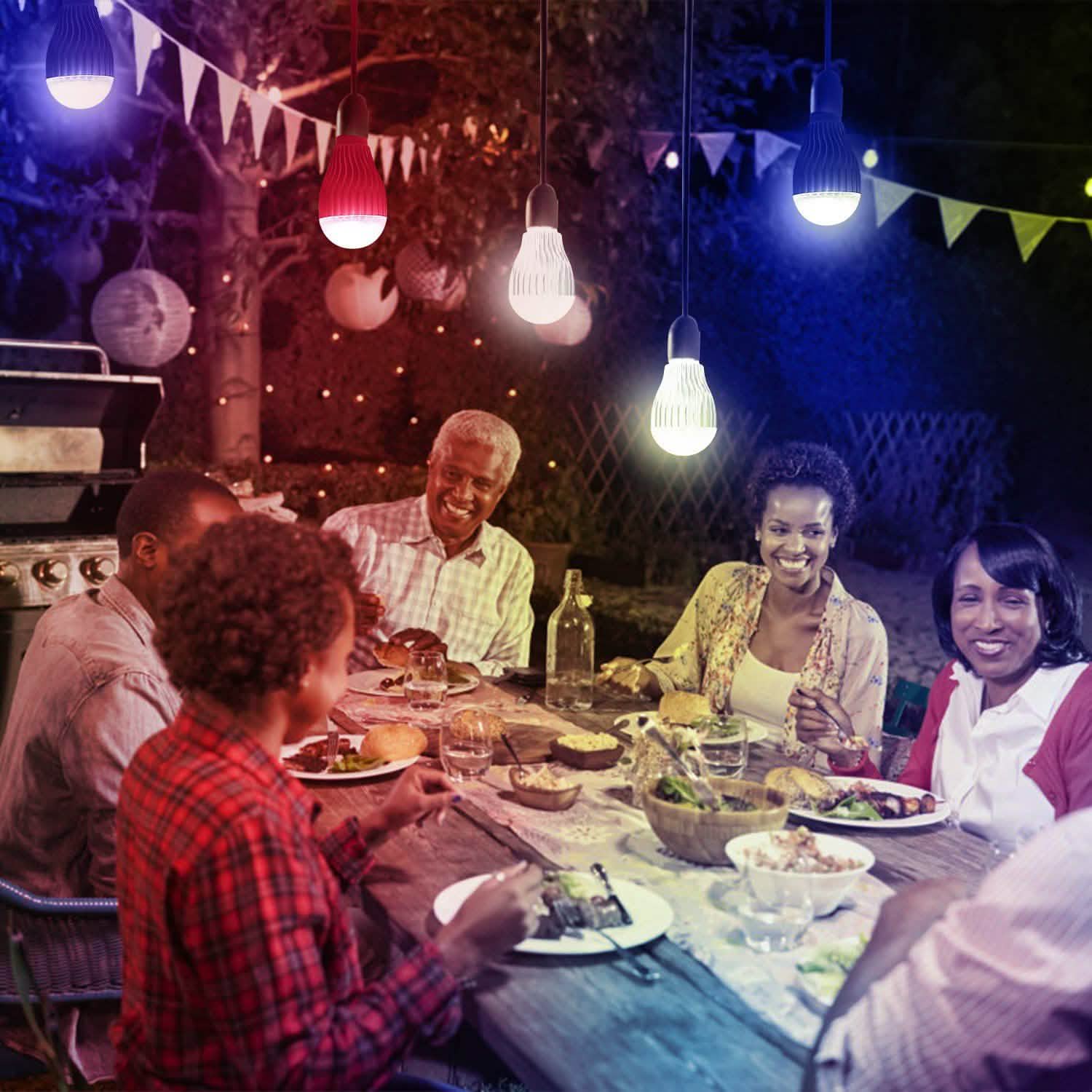 9W LED Light Bulb E27 RGB Lamp Lighting & Decor - DailySale