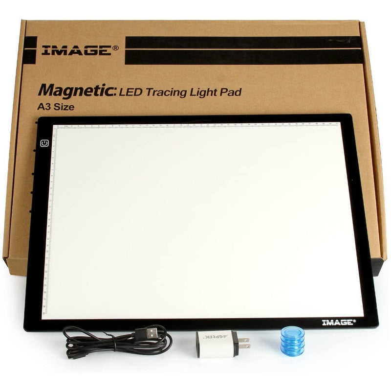 A3 Light Box Magnetic Artcraft Tracing Adjustable LED Light PadBoard Drawing Everything Else - DailySale