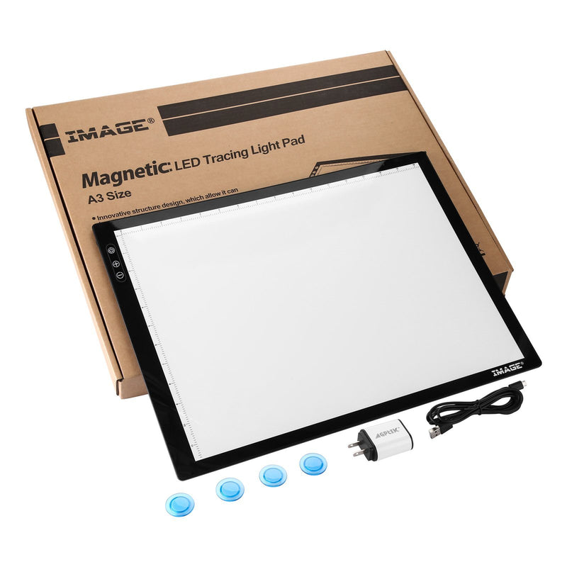 A3 Light Pad A3 LED Tracing Pad Ultra-Thin Drawing Pad Adjustable Brightness Art & Craft Supplies - DailySale