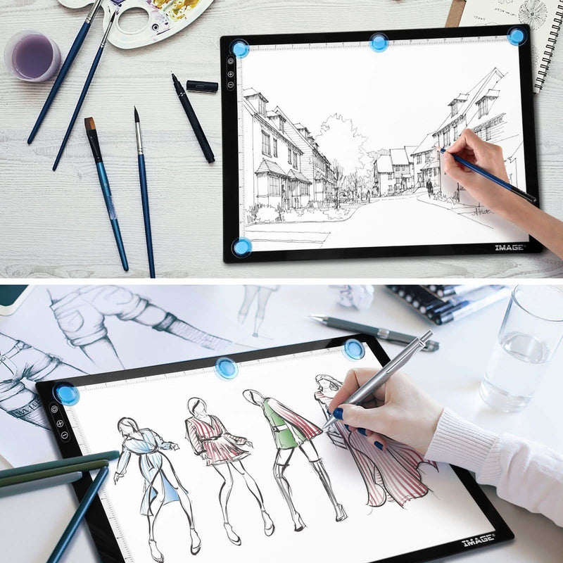 A3 Light Pad A3 LED Tracing Pad Ultra-Thin Drawing Pad Adjustable Brightness Art & Craft Supplies - DailySale
