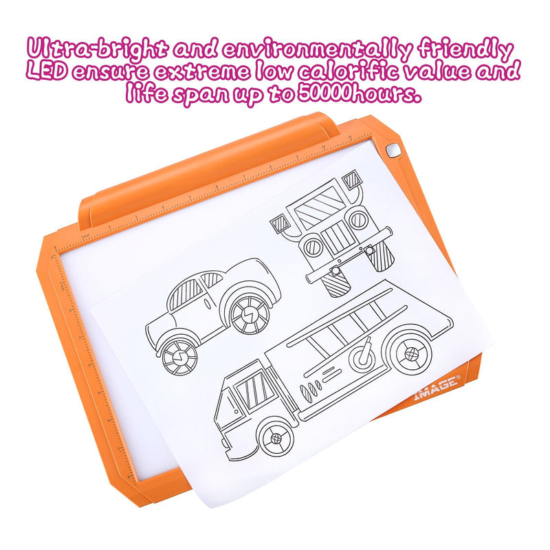 A4 Led Tracing Light Pad Box Memory Function Drawing Sketching Animation