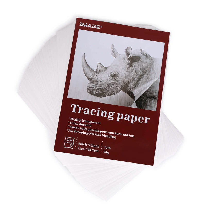 A4 Size 250 Sheets Translucent Vellum Paper for Tracing Sketching Drawing Animation Art & Craft Supplies - DailySale