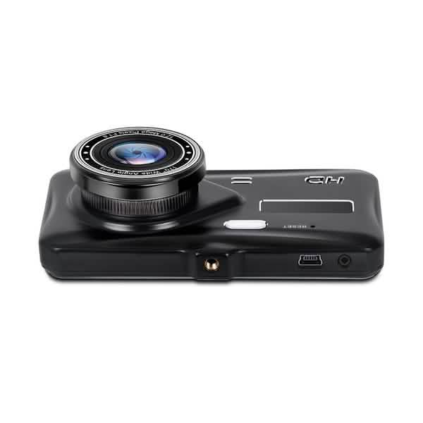 A6T 4-Inch 170° Wide Angle Full HD 1080P Car DVR Dual Lens Dash Cam Rear View Camera Video Recorder with Touch Screen Automotive - DailySale