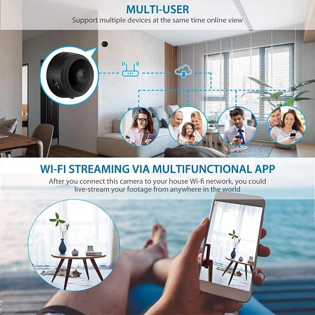 A9 IP Camera Full HD 1080P Mini Camera Cameras & Drones - DailySale