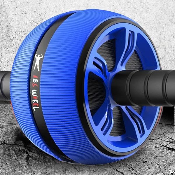 ABS Abdominal Roller Wheel Workout Fitness Blue - DailySale