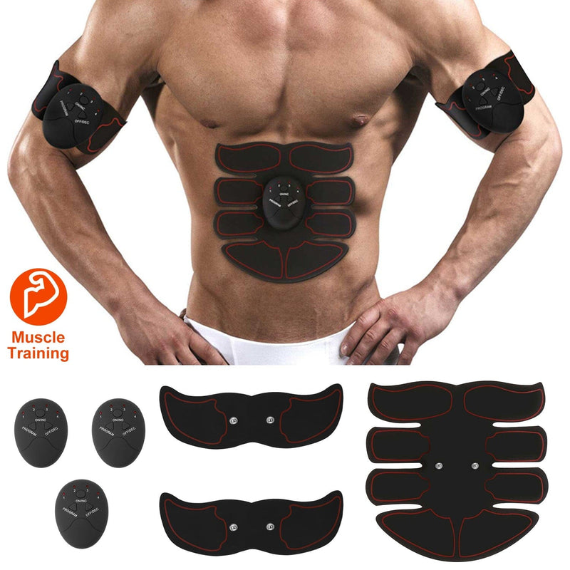 TENS Unit EMS Pads ABS Muscle Stimulator Toner Abdominal Toning Belt 11  Modes