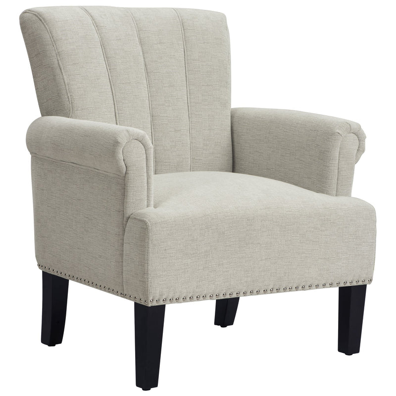 Accent Rivet Tufted Polyester Armchair