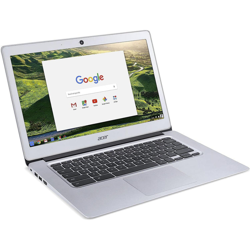 Acer 14" Chromebook N3160 1.60 GHz 4GB RAM 32 GB Storage, Silver (Refurbished) Laptops - DailySale