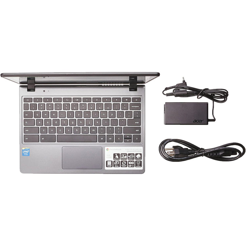 Acer C720P-2625 11.6-Inch Chromebook Intel 2955U 1.40GHz Dual Core 4GB-DDR3 16GB-SSD Laptops - DailySale