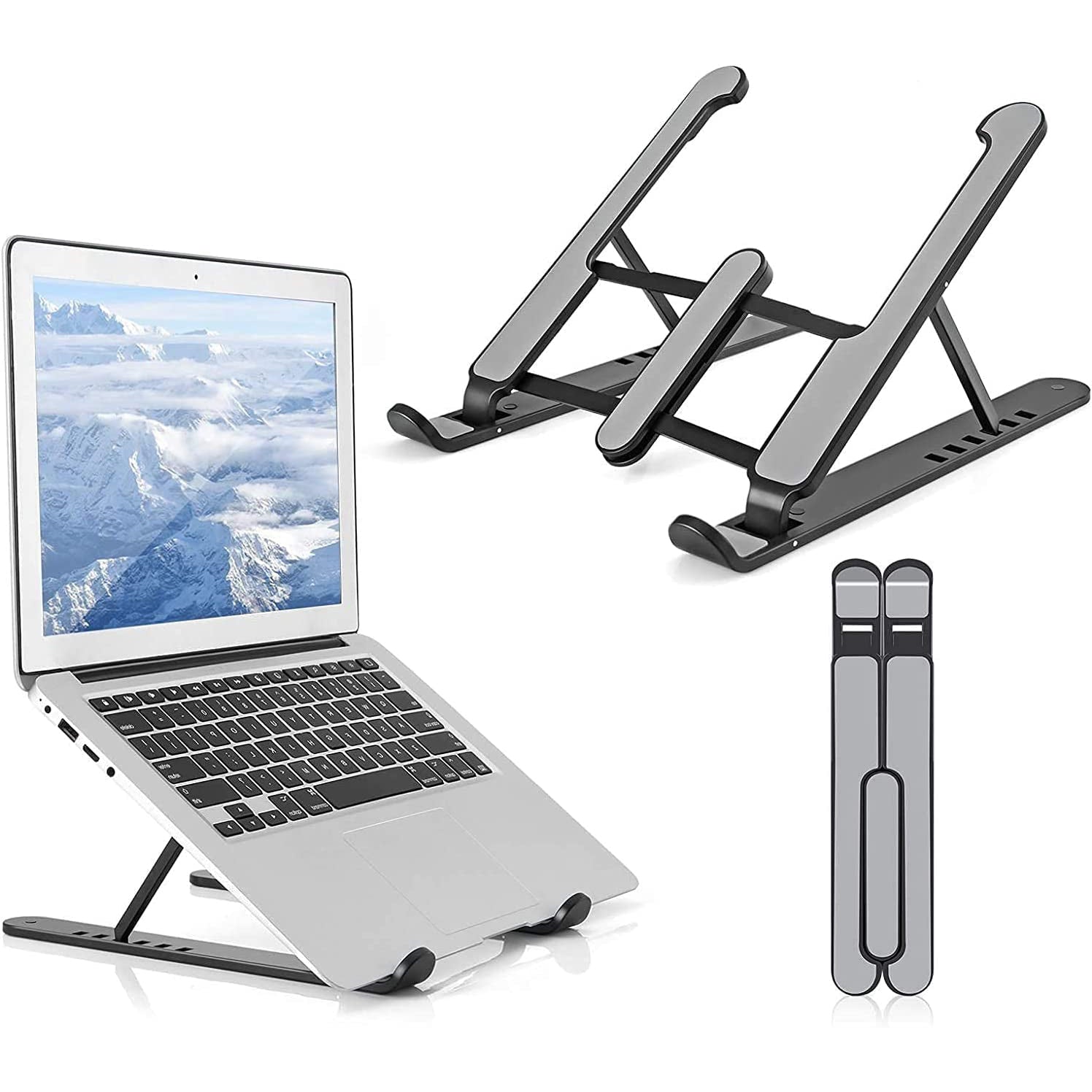 Adjustable Foldable Laptop Stand Computer Accessories - DailySale