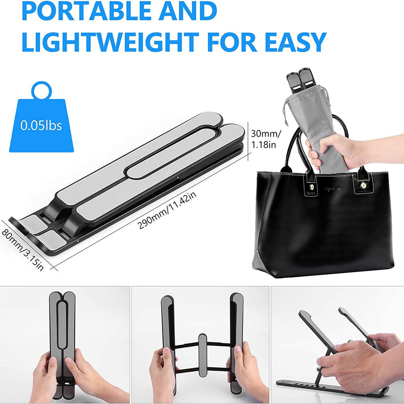 Adjustable Foldable Laptop Stand Computer Accessories - DailySale