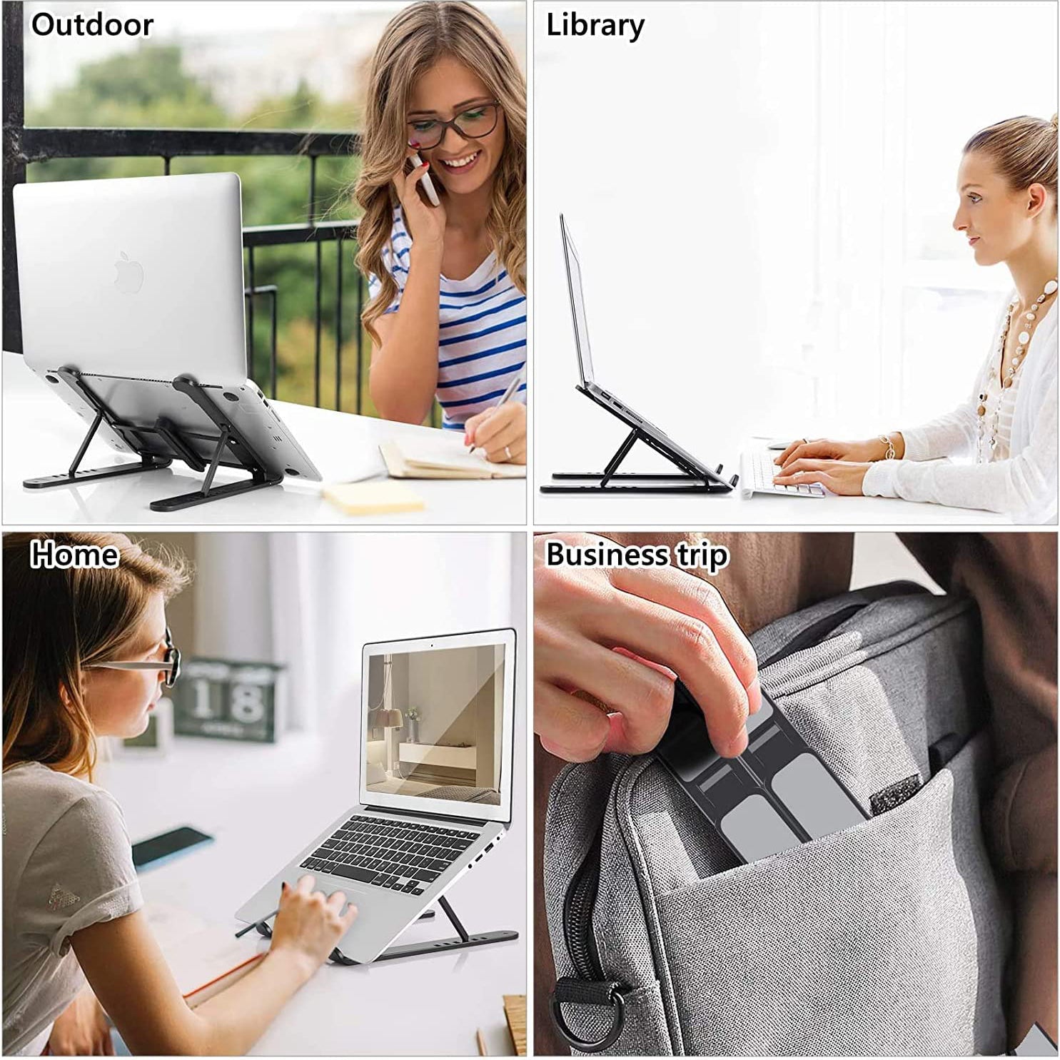 Adjustable Foldable Laptop Stand Computer Accessories - DailySale