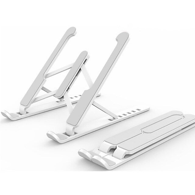 Adjustable Foldable Laptop Stand Computer Accessories Gray - DailySale