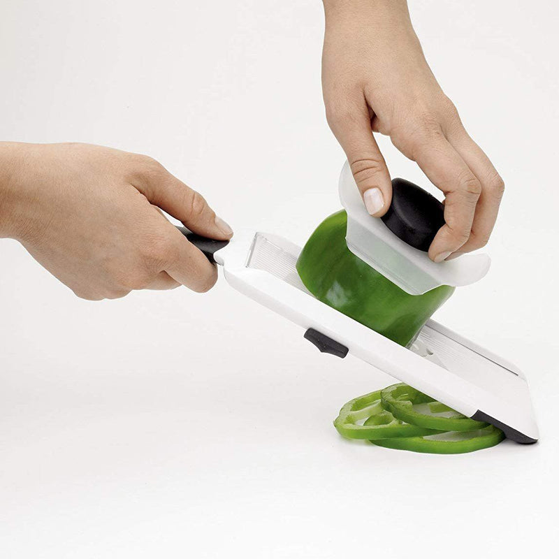 Adjustable Handheld Fruit and Vegetable Mandoline Slicer Kitchen Essentials - DailySale