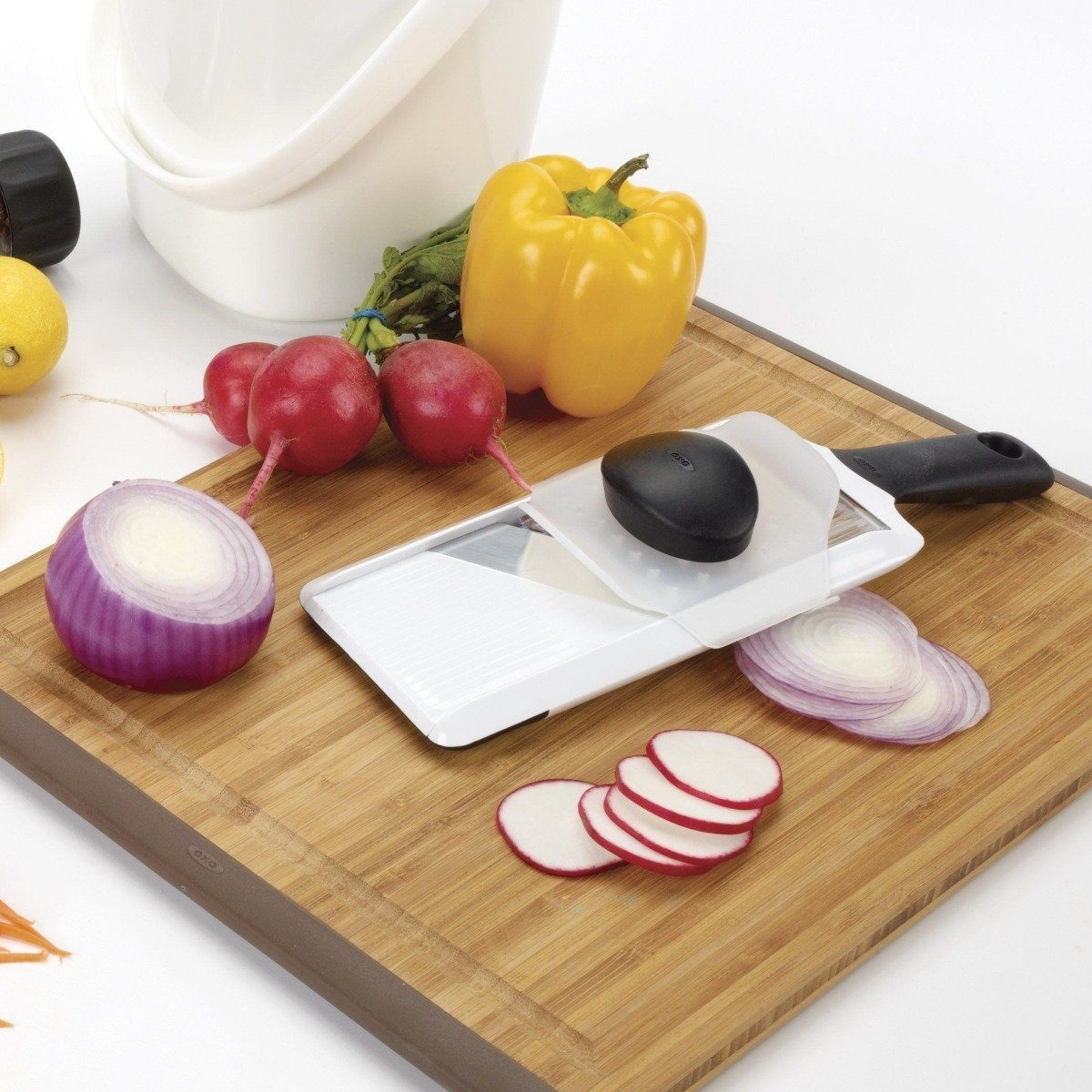 Adjustable Handheld Fruit and Vegetable Mandoline Slicer Kitchen Essentials - DailySale