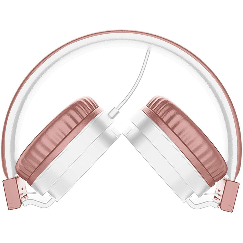 Adjustable Headband On-Ear Headphones with Built-in Mic