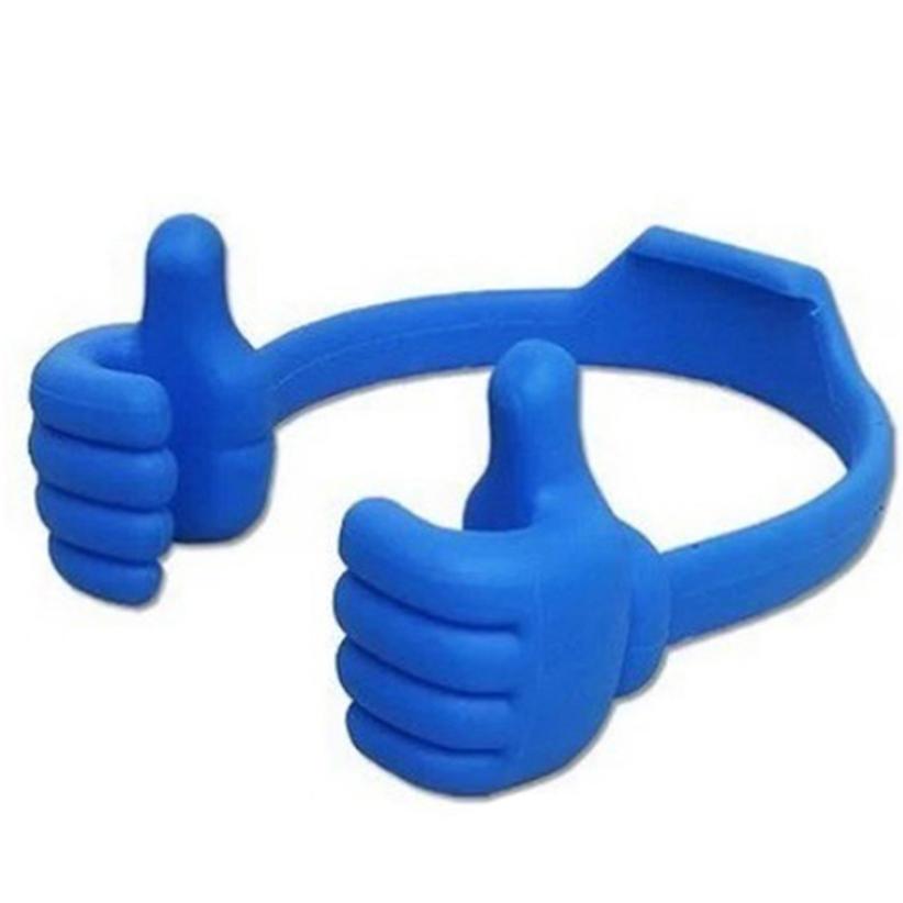 Adjustable Lazy Thumb Phone Holder Mobile Accessories Blue - DailySale