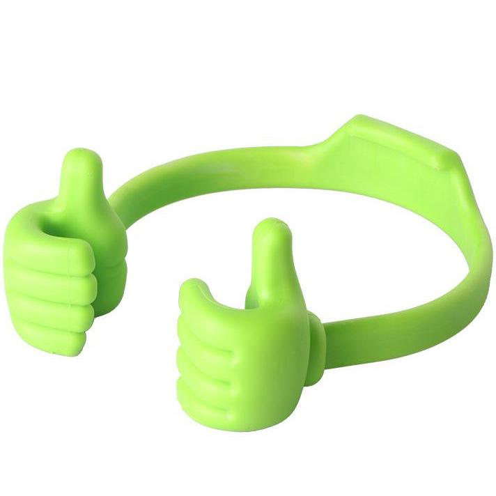 Adjustable Lazy Thumb Phone Holder Mobile Accessories Green - DailySale