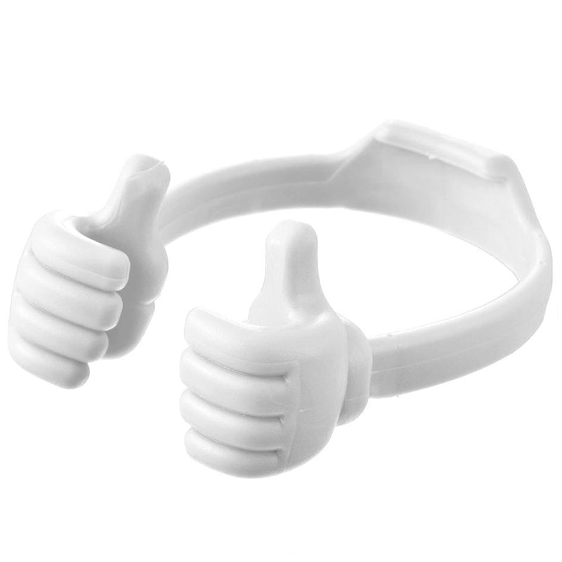 Adjustable Lazy Thumb Phone Holder Mobile Accessories White - DailySale