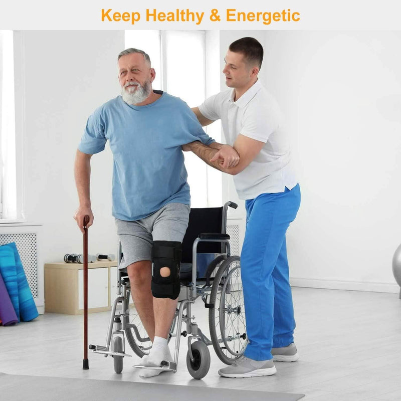 Adjustable Open Patella Compression Knee Brace Wellness - DailySale