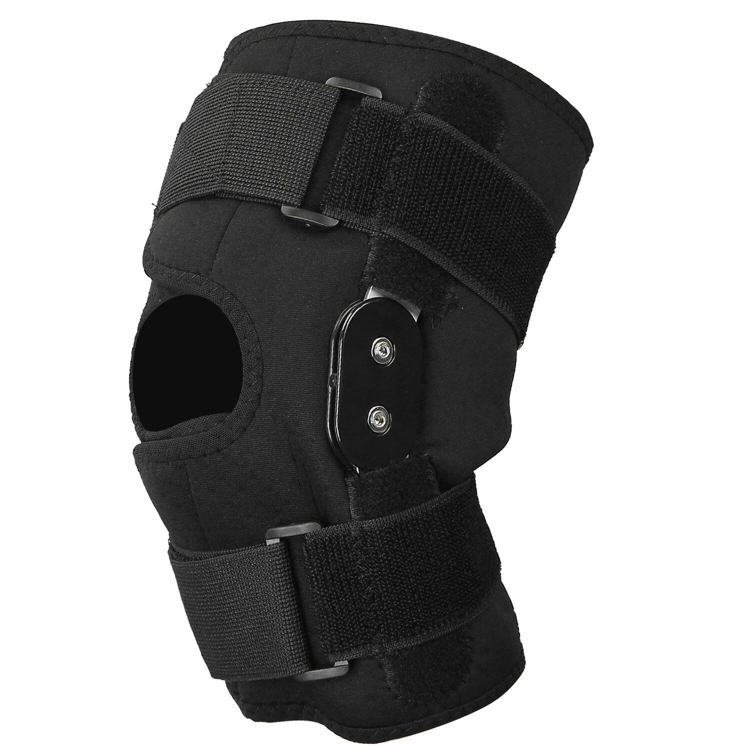 Adjustable Open Patella Compression Knee Brace Wellness M - DailySale