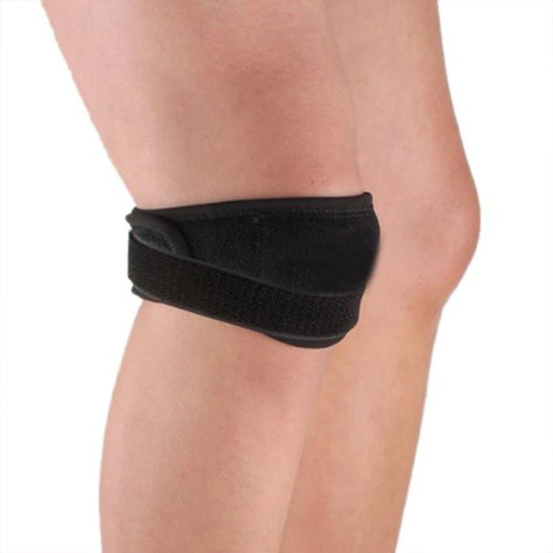 Adjustable Patella Tendon Support Sports & Outdoors Black - DailySale
