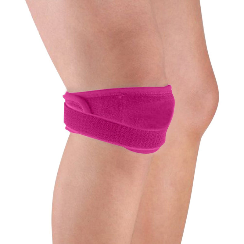 Adjustable Patella Tendon Support Sports & Outdoors Pink - DailySale