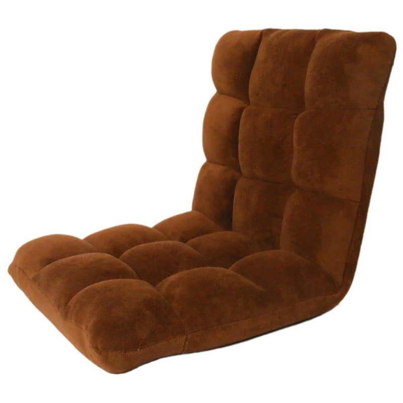 Adjustable Recliner Rocker Memory Foam Floor Ergonomic Gaming Chair Furniture & Decor Brown - DailySale