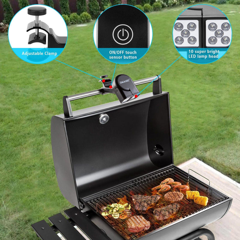 Adjustable Super Bright BBQ Grill Lights 360 Degree Rotation Cooking Camping Outdoor Lighting - DailySale