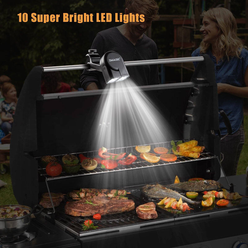 Adjustable Super Bright BBQ Grill Lights 360 Degree Rotation Cooking Camping Outdoor Lighting - DailySale
