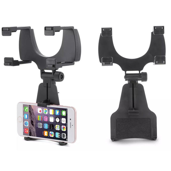 Aduro Grip-Clip Universal Rearview Mirror Phone Mount Automotive - DailySale