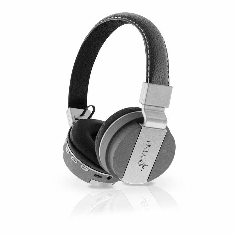 Aduro Pop Soul Leather Wireless Headphones Headphones & Speakers Gray - DailySale