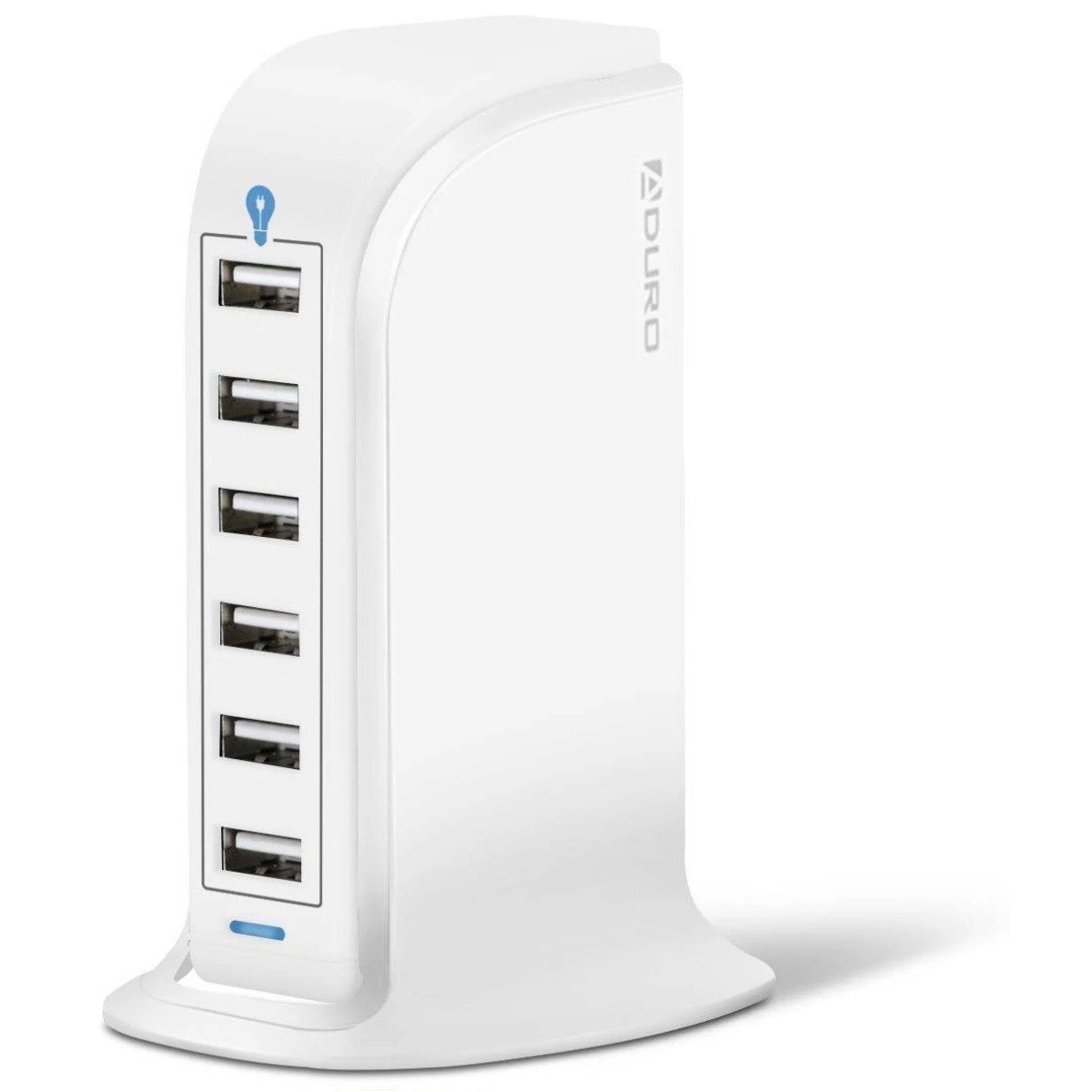 Aduro Powerup 6 Port USB Home Charging Station Gadgets & Accessories White - DailySale