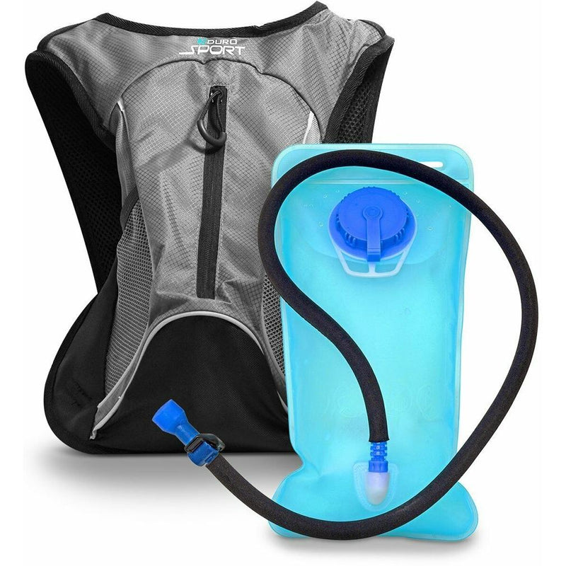 Aduro Sport Hydro-Pro Hydration Backpacks Sports & Outdoors 1.5 Liter Gray - DailySale