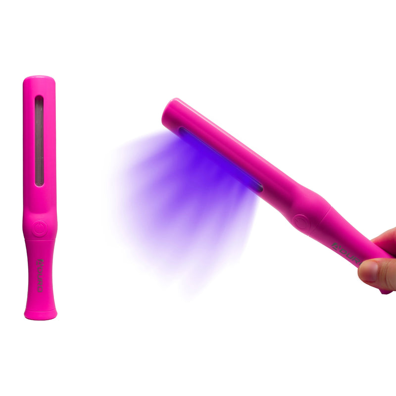 Aduro U-Clean Plus Portable UV Sanitizing Disinfecting Wand Face Masks & PPE Pink - DailySale