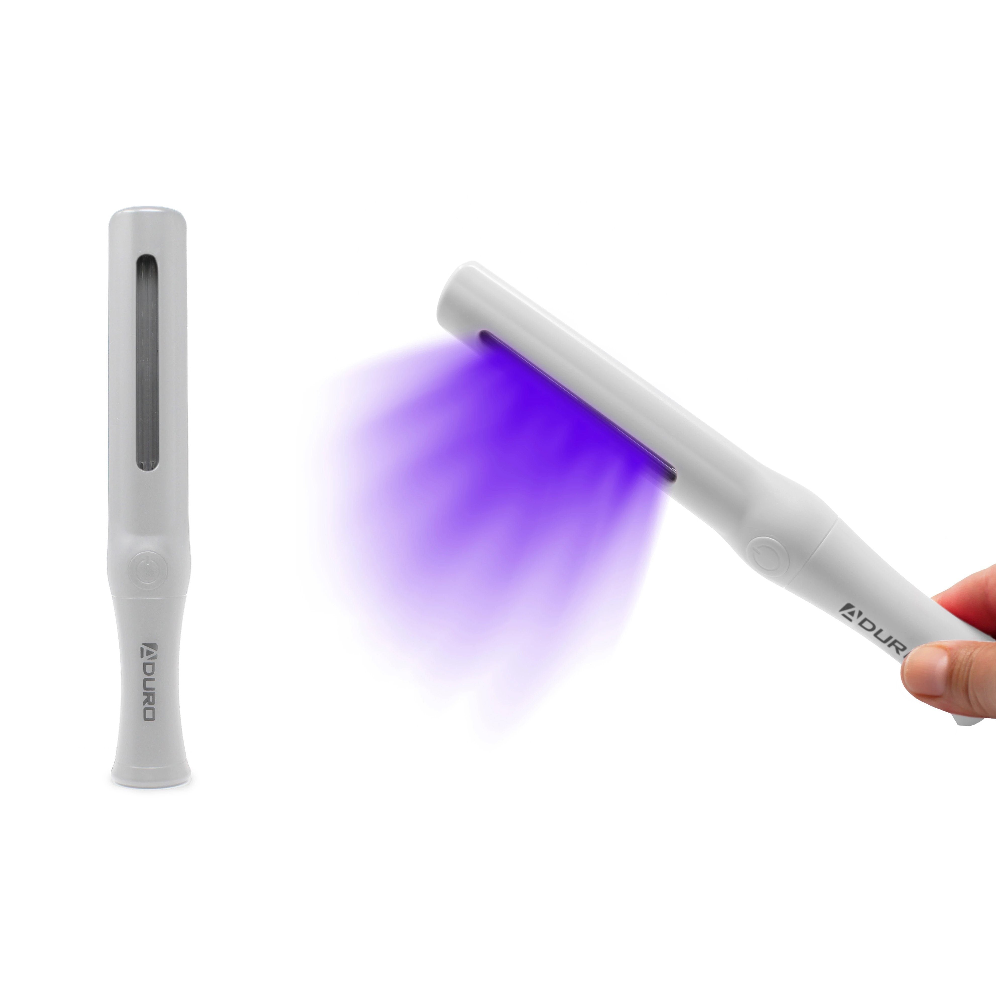 Aduro U-Clean Plus Portable UV Sanitizing Disinfecting Wand Face Masks & PPE White - DailySale