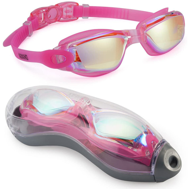Aegend Swim Goggles No Leaking Full Protection Sports & Outdoors Rose - DailySale